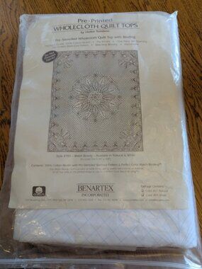 Benartex Vintage Cotton Wholecloth Quilt Top Kit By Holice Turnbow